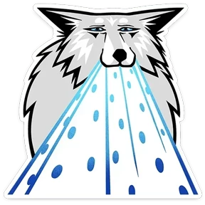 Волчара — стикер для MAX