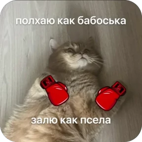 Булосьная полисия — стикер для MAX
