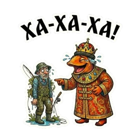 ЦАРЬприманка — стикер для MAX