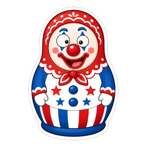 Матрёшки РФ — стикер для MAX