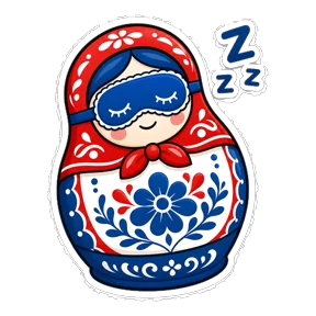 Матрёшки РФ — стикер для MAX