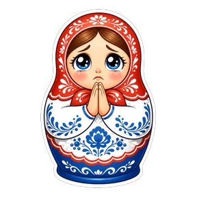 Матрёшки РФ — стикер для MAX