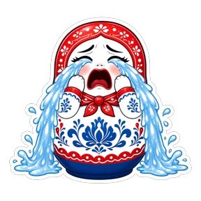 Матрёшки РФ — стикер для MAX