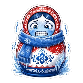 Матрёшки РФ — стикер для MAX