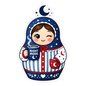 Матрёшки РФ — стикер для MAX