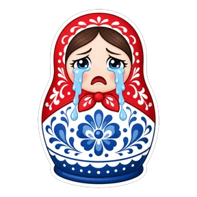 Матрёшки РФ — стикер для MAX