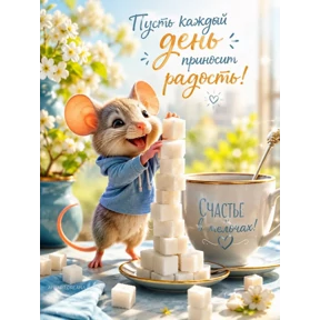 Доброе утро — стикер для MAX