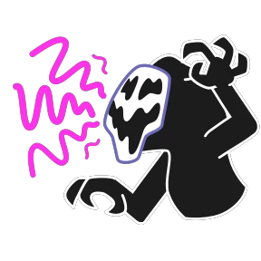 Scream — стикер для MAX