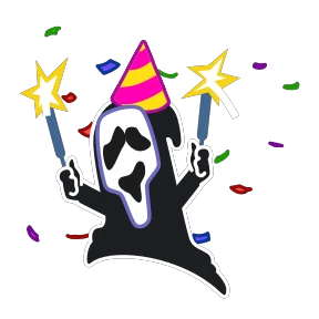 Scream — стикер для MAX