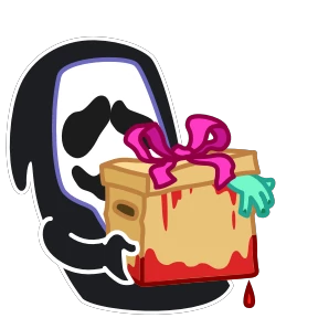 Scream — стикер для MAX