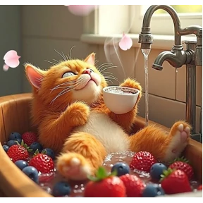 Котик — стикер для MAX