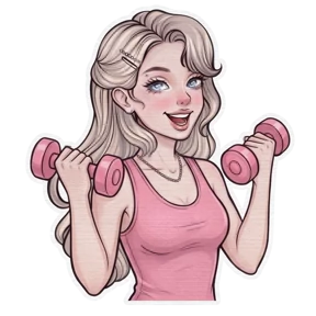 Розалия @sims4lookliya — стикер для MAX