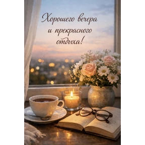 ВЕЧЕРА И НОЧИ — стикер для MAX