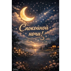 ВЕЧЕРА И НОЧИ — стикер для MAX