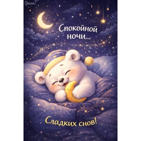 ВЕЧЕРА И НОЧИ — стикер для MAX