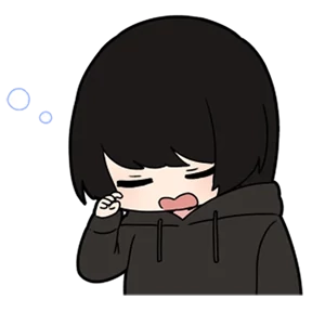 Chibi girl — стикер для MAX