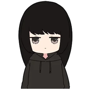 Стикерпак Chibi girl для мессенджера MAX