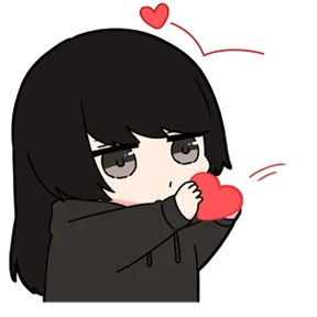 Chibi girl — стикер для MAX