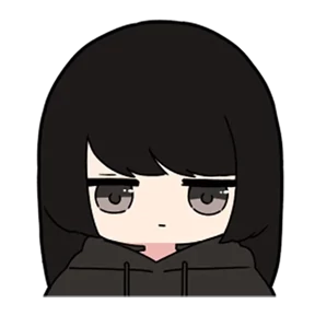 Chibi girl — стикер для MAX