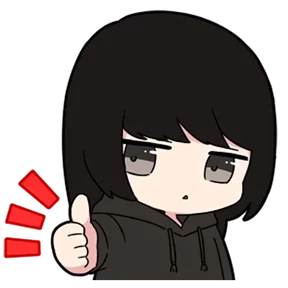 Chibi girl — стикер для MAX