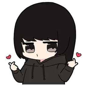 Chibi girl — стикер для MAX
