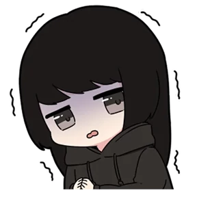 Chibi girl — стикер для MAX