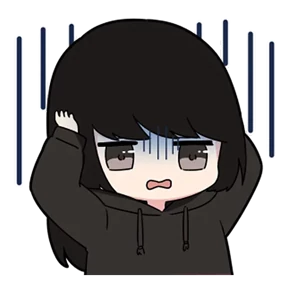 Chibi girl — стикер для MAX