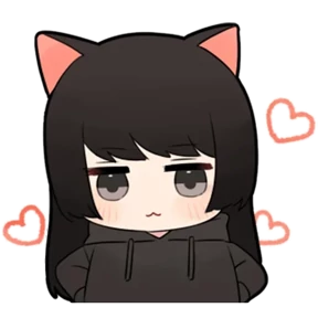 Chibi girl — стикер для MAX