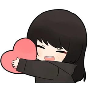 Chibi girl — стикер для MAX