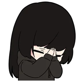 Chibi girl — стикер для MAX