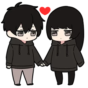 Chibi girl — стикер для MAX