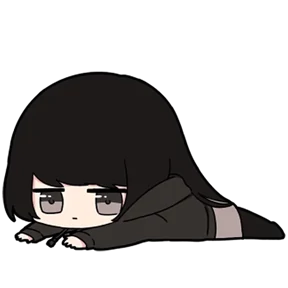 Chibi girl — стикер для MAX