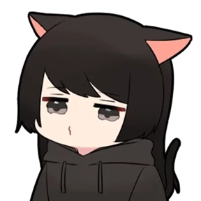 Chibi girl — стикер для MAX