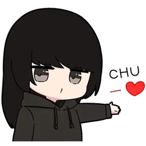 Chibi girl — стикер для MAX