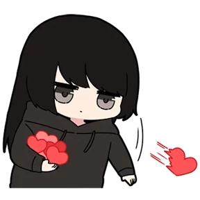 Chibi girl — стикер для MAX