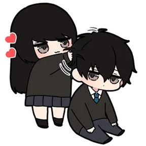 Chibi girl — стикер для MAX