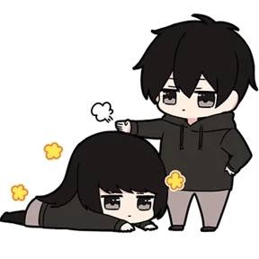 Chibi girl — стикер для MAX