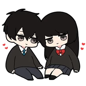 Chibi girl — стикер для MAX