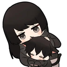 Chibi girl — стикер для MAX