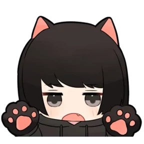 Chibi girl — стикер для MAX