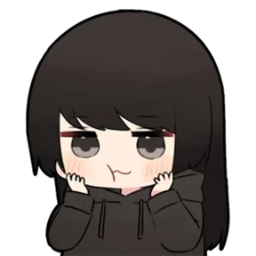Chibi girl — стикер для MAX