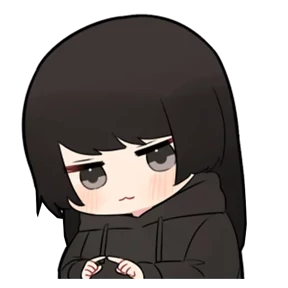 Chibi girl — стикер для MAX