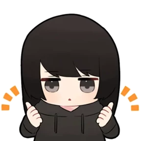 Chibi girl — стикер для MAX