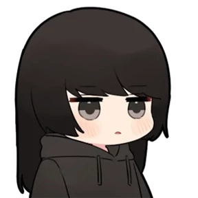 Chibi girl — стикер для MAX