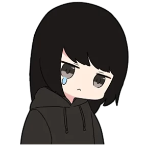 Chibi girl — стикер для MAX