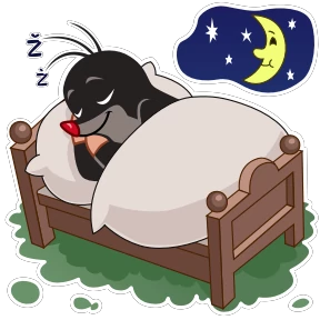 Кротик — стикер для MAX