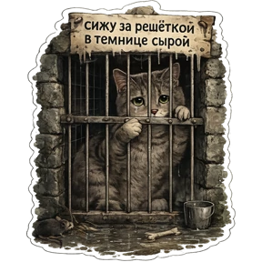 Котики Федоськи — стикер для MAX
