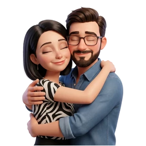 Люба Любовь — стикер для MAX
