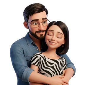 Люба Любовь — стикер для MAX