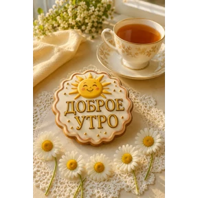 Доброе утро — стикер для MAX